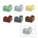 Thick Wall Figures Bricks Compatible 98283 15533 DIY 1x2 1x3 1x4 1+2 Dots Building Blocks Educational House Contruction Toys