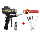 Adjustable Sandblasting Gun 90psi Portable Sand Blaster Sand Blasting Machine Gravity Small Handheld Pneumatic Blasting Gun Set