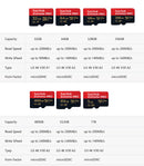 SANDISK Ultra 256GB Micro SD 128GB Memory Card 64GB 32GB Micro SD Card SD/TF Flash 512GB 1TB 400GB Microsd for Phone Extreme Pro