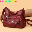 High Quality Soft Leather Luxury Purses and Handbags Women&