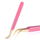 1 Pcs Eyelashes Tweezers Stainless Steel superhard Tweezers High Precision Anti-static tweezers for Eyelash Extensions