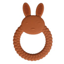 1pc Baby Teether Silicone Bracelet BPA Free Cute Animal Silicone Pendant Wood Ring Teething Rattle for Baby Accessories Toys