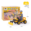 Mini Transportation tank plane Car Educational Assembled Models Building Blocks Compatible small Bricks toys for children