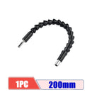 105 Degree Right Angle Drill Attachment and Flexible Angle Extension Bit Kit for Drill or Screwdriver 1/4" Socket Adapter Tools