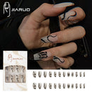 Fake Nails Art Nail Tips Press on False with Designs Set Full Cover Artificial Short Packaging Kiss Display Clear Tipsy Stick