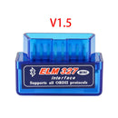 Mini Elm327 Obd2 Scanner Bluetooth-compatible V1.5/2.1 Car Scanner Code Reader Tool Car Diagnostic Tool Repair Tools for Android