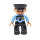 Big Size Action Figures City Princess Policemen Family Building Block Doll Character Accessory Toys Assembly Children Kids Gift