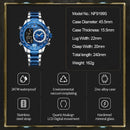 NAVIFORCE Luxury Brand New Watch for Men Stainless Steel Dual Display Quartz Wrist Watches Waterproof Military Sports Male Clock