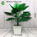 Multiple Green Large Artificial Palm Tree Plastic Plants Garden Home Outdoor Decorations Scutellaria Tropical Tree Fake Plants