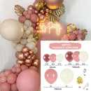 Macaron Pink Rose Balloon Garland Arch Kit Birthday Party Decorations Kids Latex Baloon Baby Shower Decor Globos