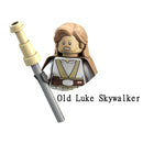 Disney Luke Skywalker Ahsoka Tano Building Block Yoda Obi-Wan Kenobi Sith Kylo Ren Count Dooku Starkiller Brick Figure Toy
