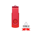 USB Flash Drive 64GB 32GB 16GB 8GB 4GB USB 2.0 Flash Memory Card U Stick customize logo free adapter Gifts pen drive Cle usb