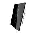 MOES Smart Glass Panel Switch Smart Life/Tuya App Multi-Control Association, Voice Control with Alexa,Google Home,1/2/3/4 Gang
