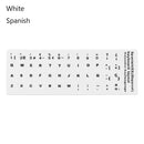 Keyboard Stickers Alphabet Layout English Russian Spanish Deutsch Arabic Laptop Desktop Tool Wear-resistant Non-slip Stickers