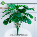 Multiple Green Large Artificial Palm Tree Plastic Plants Garden Home Outdoor Decorations Scutellaria Tropical Tree Fake Plants
