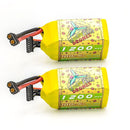 2PCS CNHL 4S 6S 14.8V 22.2V Lipo Battery 1100mAh 1300mAh 1500mAh 100C With XT60 For FPV Airplane Drone Quadcopter Helicopter