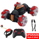 RC Car 4WD Radio Control Stunt Car Gesture Induction Twisting Off-Road Vehicle Drift RC Toys With Light & Music
