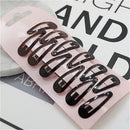 10pcs Snap Hair Clips for Girls Clip Pins BB Hairpins Color Metal Barrettes for Baby Children Women Girls Styling Accessories