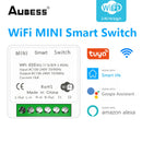 Tuya Zigbee / Wifi MINI Smart Switch 2 Way Control 16A Switch Tuya Smart Home Automation Sensor Works With Alexa Google Home