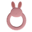 1pc Baby Teether Silicone Bracelet BPA Free Cute Animal Silicone Pendant Wood Ring Teething Rattle for Baby Accessories Toys