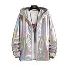 Summer Jacket Women White S-7XL Pl Size Loose Thin Couple Hooded Tops 2022 Spring Autumn New Blue Waterproof Cargo Coats