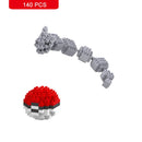 Pokemon Small Building Pokemon Blocks Small Cartoon Picachu Animal Model Education Game Graphics Pokemon Toys For Kids Birthday