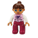 Big Size Action Figures City Princess Policemen Family Building Block Doll Character Accessory Toys Assembly Children Kids Gift