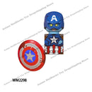 WM blocks 6052 6055 6056 6061 6063 6068 6071 6132 Disney anime bricks mini action toy figures Assemble blocks kids toys gifts