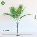 Multiple Green Large Artificial Palm Tree Plastic Plants Garden Home Outdoor Decorations Scutellaria Tropical Tree Fake Plants