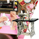 1/12 Ratio Ingenious Dollhouse Retro Sewing Machine Novelty Miniature Sewing Machine Lightweight for Home
