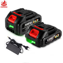 Larger Battery with Charger Lithium ion Rechargeable Replacement for Makita 18V Battery BL1850 BL1830 BL1860 Cordless Drills