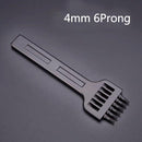 1PC 4/5/6mm Leather Black Round Hole Row Punch Tool DIY Round Stitching Punch Sewing Stitching Punch Carving Work Saddle Set