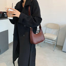 HOCODO Fashion Shoulder Bags For Women 2022 Casual Crossbody Bags For Women Pu Leather Solid Color Simple Handbags Women&