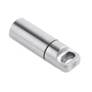 Mini Stainless Steel Sealed Capsule Waterproof Pill Box Camping Firstaid Pendant Travel Outdoor Portable Pill Case Organizer
