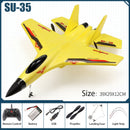 Rc Plane SU 57 Radio Controlled Airplane with Light Fixed Wing Hand Throwing Foam Electric Remote Control Plane toys for kids