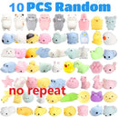 50-5PCS Kawaii Squishies Mochi Anima Squishy Toys For Kids Antistress Ball Squeeze Party Favors Stress Relief Toys For Birthday