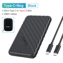 ORICO MicroB USB3.0 2.5" External Storage HDD Case SATA 5Gbps HDD SSD Hard Drive Enclosure Support UASP for PC Laptop