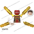 WM blocks 6052 6055 6056 6061 6063 6068 6071 6132 Disney anime bricks mini action toy figures Assemble blocks kids toys gifts
