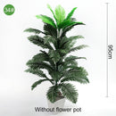 Multiple Green Large Artificial Palm Tree Plastic Plants Garden Home Outdoor Decorations Scutellaria Tropical Tree Fake Plants