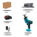Cordless Reciprocating Saw 18V Adjustable Speed Chainsaw Wood Metal PVC Pipe Cutting Reciprocating Saw Power Tool By WOYOFADA