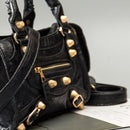 Girl Shoulder Bags Black Hand Bags New Arrival Mini Small Motorcycle Bags Crossbody for Women Soft Pu Leather Brand Handbag lady