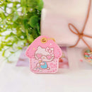 Kawaii Sanriod Accessories Kitty kuromi My Melody Cartoon Silicone Case Backpack Pendant Keychain Anime Toys for Girls Gifts