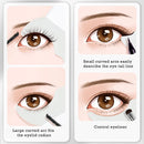 Soft Silicone Eyeliner Stencils Eye Makeup Template Shaping Tool Portable Mascara Baffle Eyeliner Eyeshadow Lazy Makeup Supplies