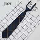 Shirt Necktie Women College Style JK Plaid Uniform Detachable Collars Removable Ties Apparel Accessories галстук женский