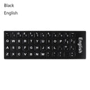 Keyboard Stickers Alphabet Layout English Russian Spanish Deutsch Arabic Laptop Desktop Tool Wear-resistant Non-slip Stickers