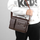 Large-capacity Shoulder Bag Leather Men&