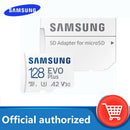 SAMSUNG Micro SD Card EVO Plus Flash Memory Card 128GB 64GB 256GB 512GB 32GB 8GB Class 10 UHS-I High Speed Microsd TF Card