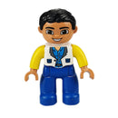 Big Size Action Figures City Princess Policemen Family Building Block Doll Character Accessory Toys Assembly Children Kids Gift