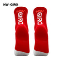 NW-GIRO 2022 New Cycling Socks Bike Nurse Compression Road Bike Running Mtb Knee-high White Sports Funny Brand Black