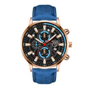 Fashion Mens Sports Watches Luxury Men Business Stainless Steel Quartz Wristwatch Man Casual Leather Watch relogio masculino